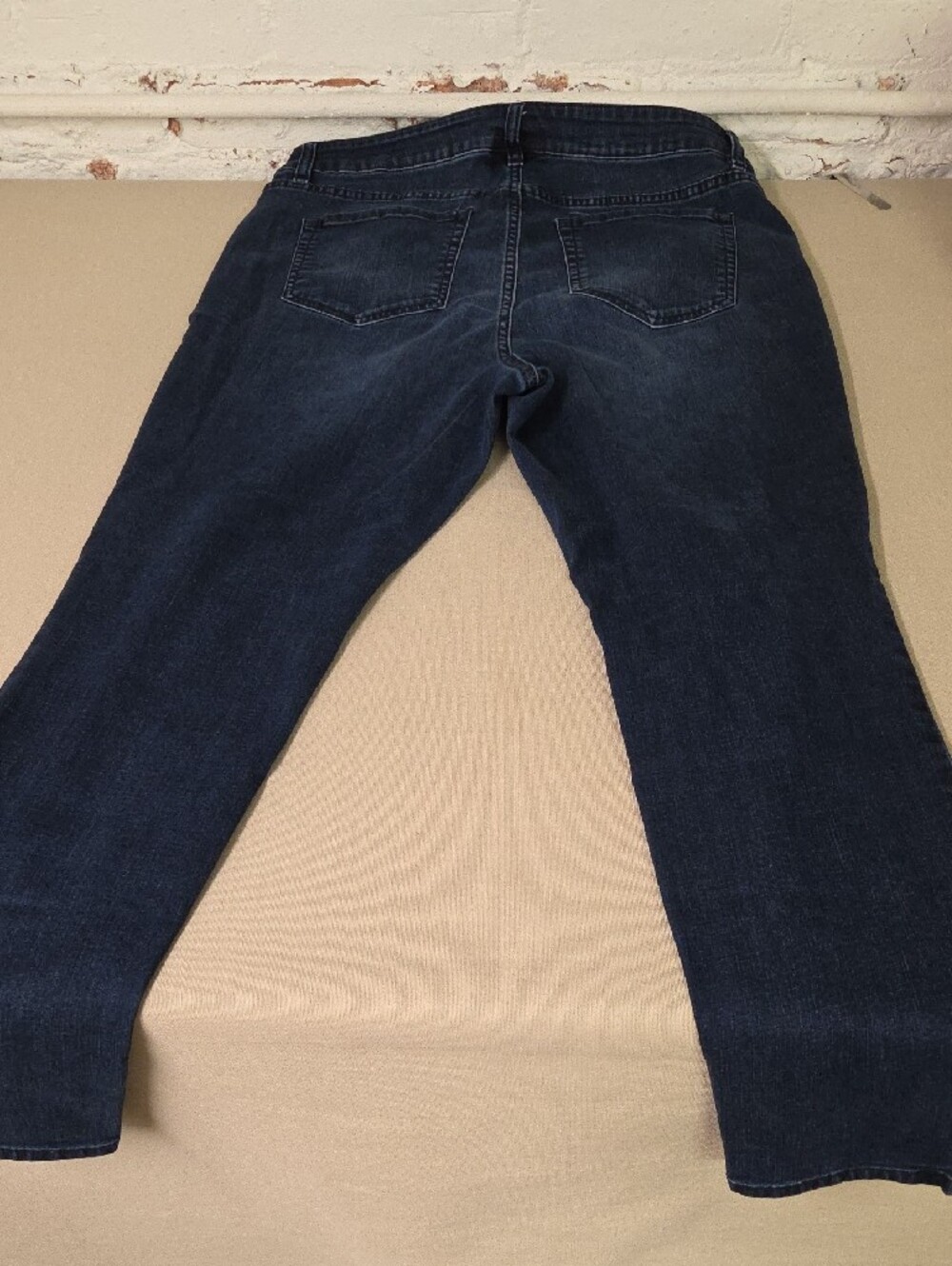Venezia Dark Blue Skinny Jeans Size 16 - Picture 3 of 4
